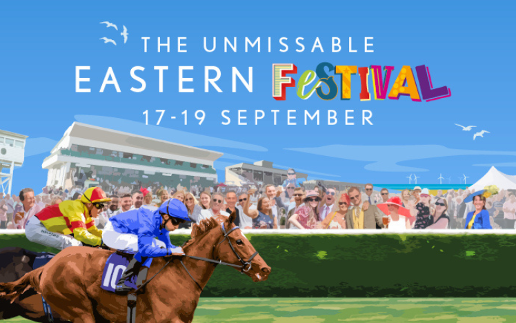 Eastern Festival artwork at Great Yarmouth Racecourse