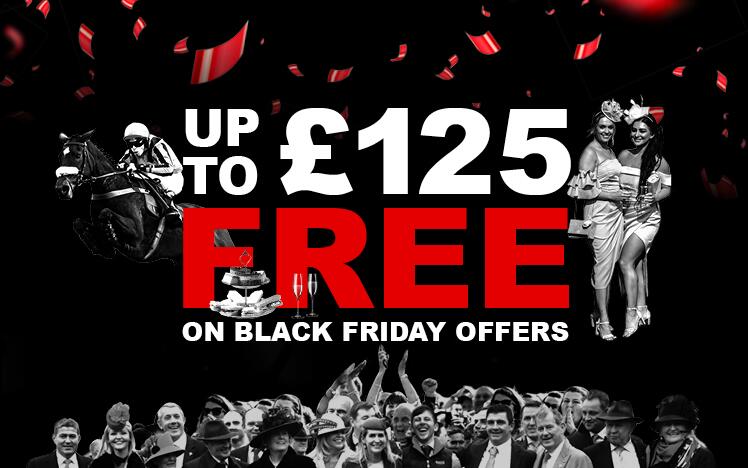 Black Friday at Great Yarmouth. Image shows customers can get up to £125 free on Black Friday gift vouchers